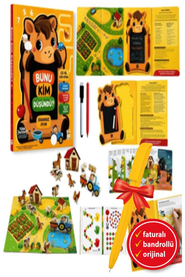 Alfa Kalem+Bunu Kim Düşündü?Tabletli Maketli Etkinlik Kitabı (Eda Akpınar Doğan)New Educational Book