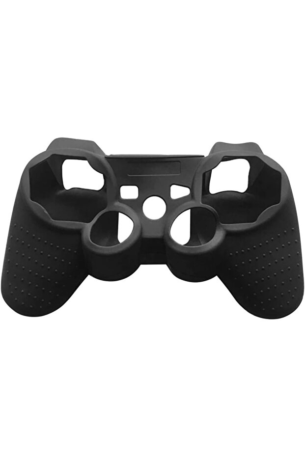 Protective Silicone Gel Soft Skin Case Cover for PS2 and PS3 Controllers,Non-Slip Gaming Grip,Black