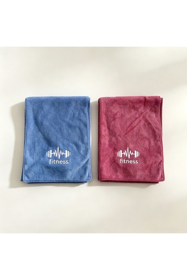 Blue and Pink Sports Towel Gym Towel Pad Bath Quick-Drying Outdoor Water Absorption Running Basketba