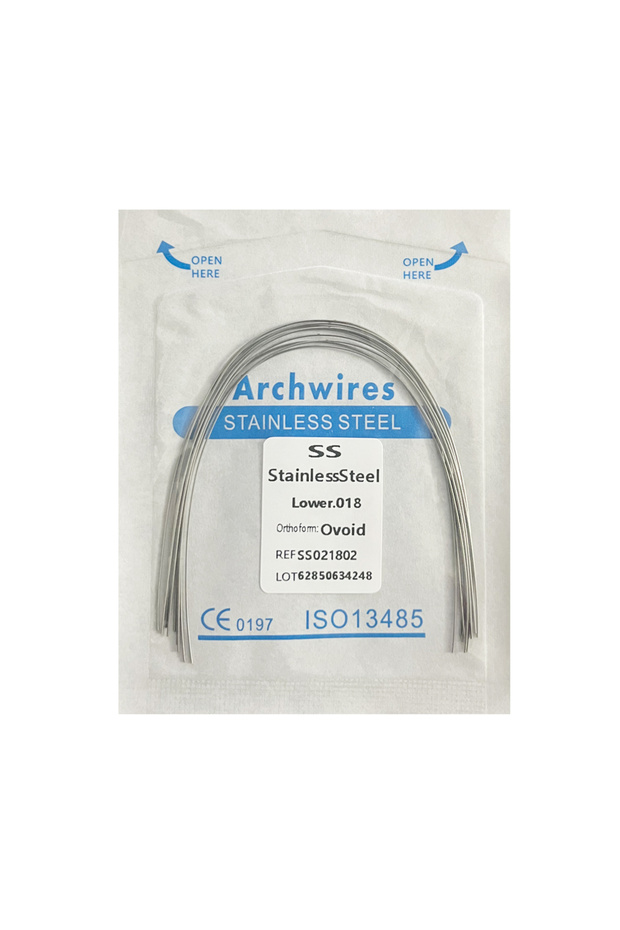 018 Lower-SS 10pcs AG Dental Arch Wires Orthodontic Super Elastic NITI Round Rectangle Archwire Lowe
