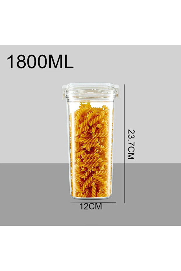 1800ml extra large Vacuum Sealed Tank Coffee Beans Vacuum Jar Kitchen Cereals Storage Box Airtight C