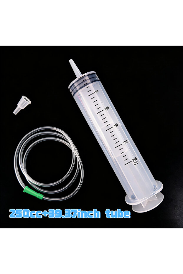 250ml Versatile Oil Pump Syringe with 20ml-1000ml Capacities Including Needle Tube and 1m Soft Tube