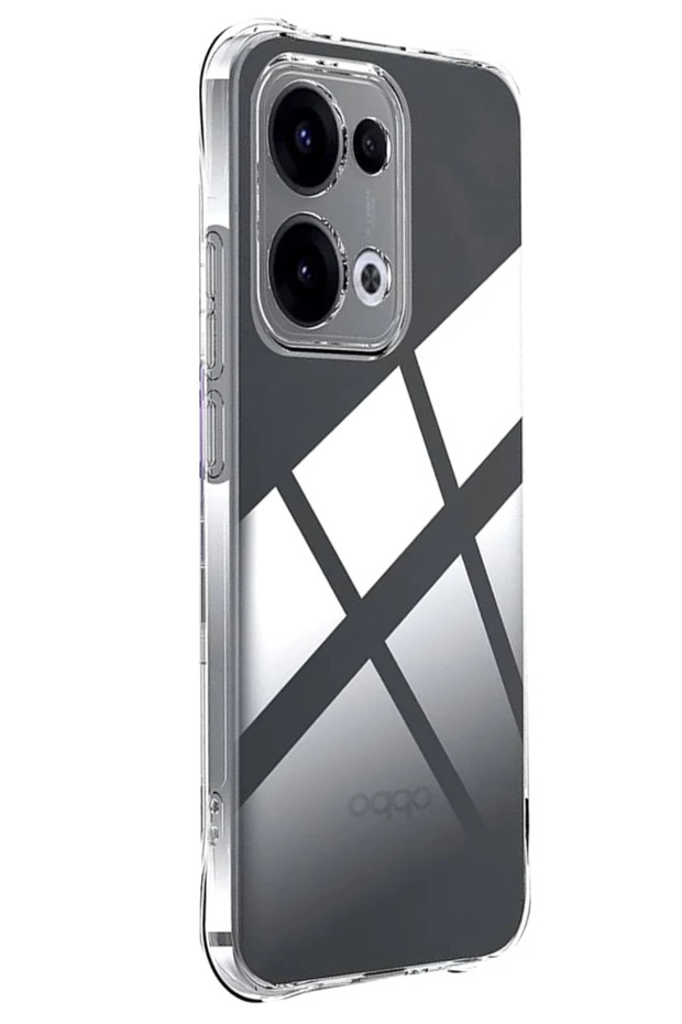 Oppo A6 Pro 4G متوافق مع السيليكون الشفاف الفاخر - شفاف