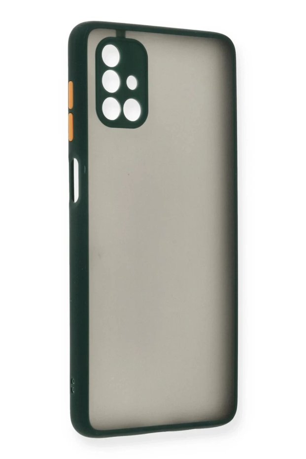 Samsung Galaxy M51 Compatible Case Montreal Silicone Cover - Green
