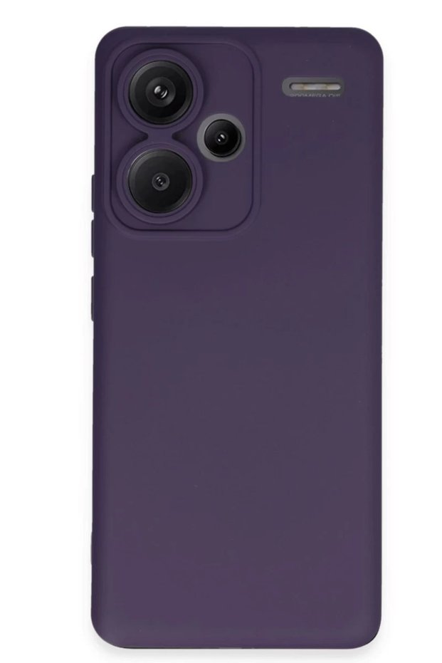 حافظة متوافقة مع هاتف Xiaomi Redmi Note 13 Pro Plus، سيليكون مخملي داخلي - أرجواني