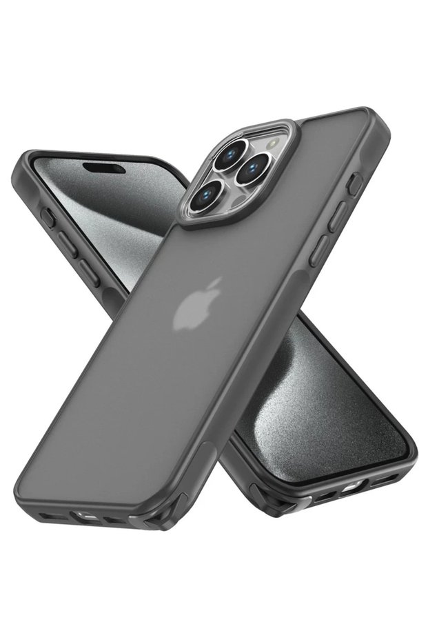Apple iPhone 14 Pro Compatible Case Elegant Cover - Titan Gray