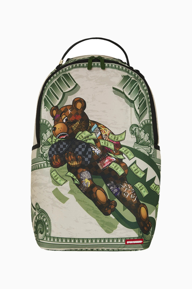 Money Fly Bear Dlxsr Teddy Bear Backpack
