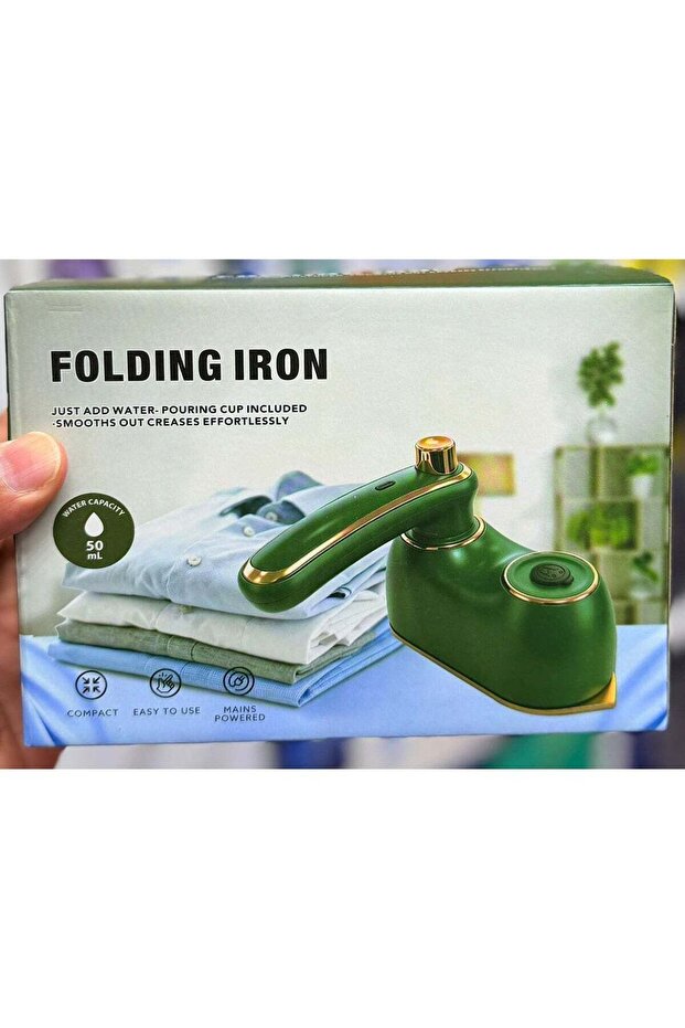 Compact Travel Iron with Steam Function