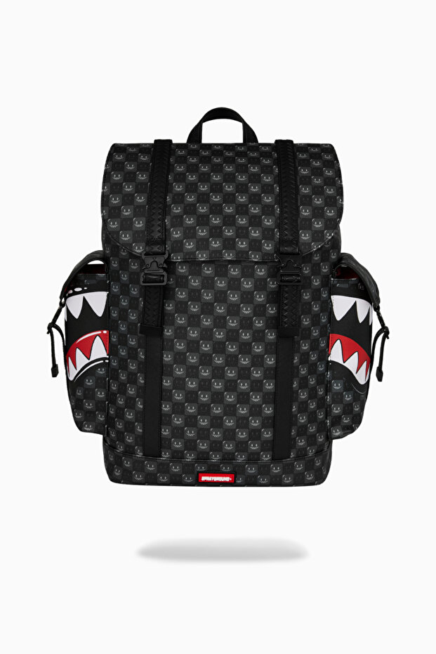 Shinobi Sharks in Paris Monte Carlo XL Vegan Leather Backpack