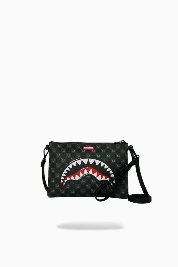 Shinobi Sharks in Paris Optical Illusion Clutch Bag