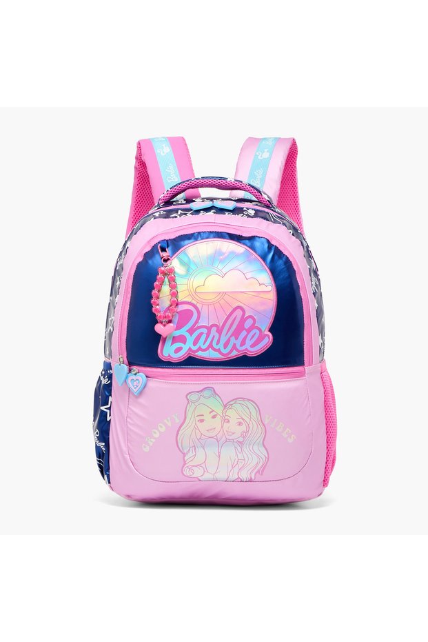 Print Backpack for Girls 5-8 Years with Padded Straps - 16 inches