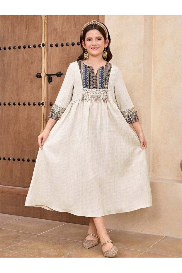 Rochie, bej - 12 ani