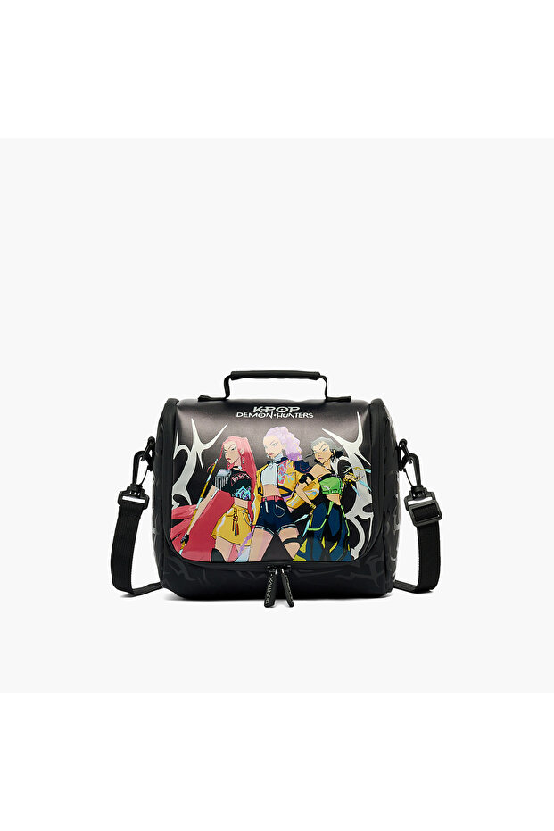 KPop Demon Hunters Print Lunch Bag for Girls 5-8 Years with Thermal Insulation