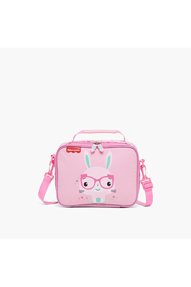 Printed Lunch Bag for Girls 3-5 Years with Thermal Insulation