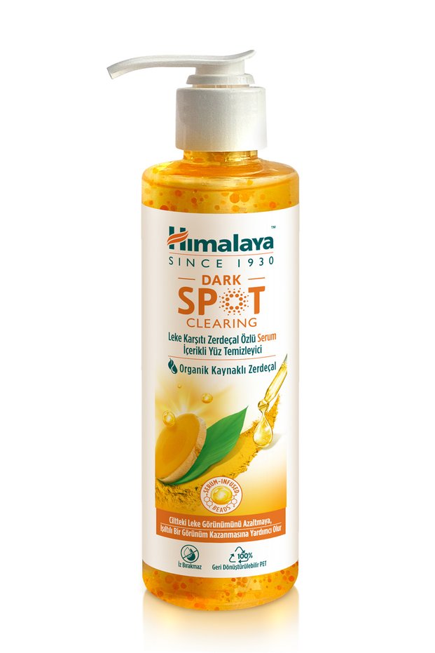 Dark spot clearing anti-spot turmeric extract serum containing face cleanser 180 ml | niacinamide