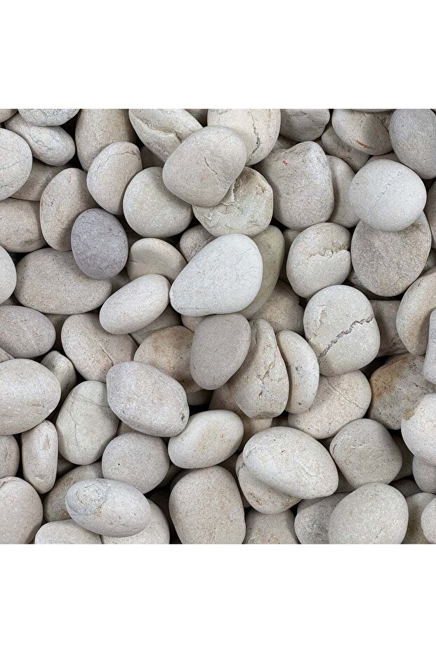 Manara 10 Kg-Stoneworks Beige Matte Pebble Stone - 30-50MM