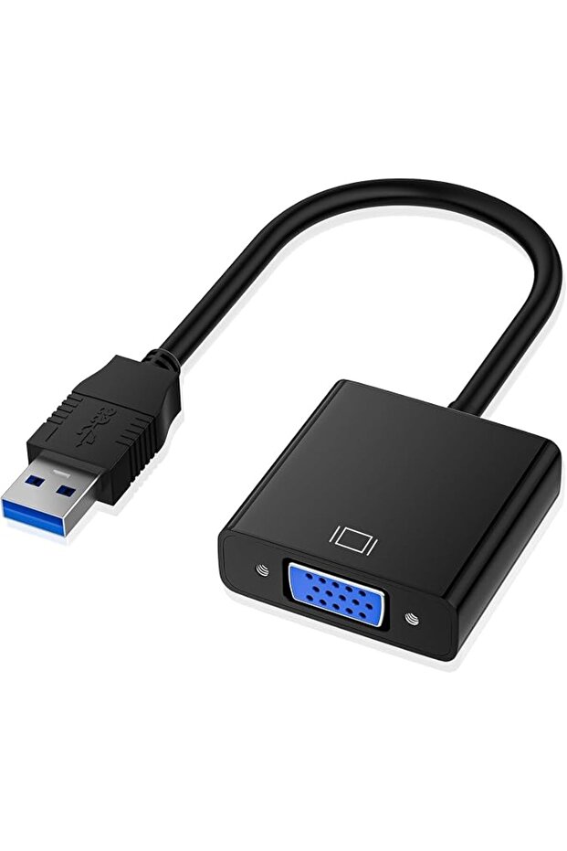 محولات USB إلى VGA، محول USB 3.0/2.0 إلى VGA، محول فيديو متعدد الشاشات - لأجهزة الكمبيوتر المحمولة التي تعمل بنظام ويندوز XP 7