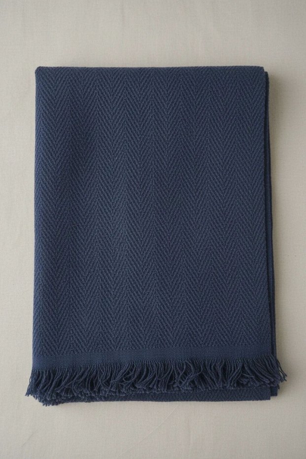 Tv Shawl & Sofa Cover | Tasseled Cotton Coverlet (170X200Cm) - 8 Colors