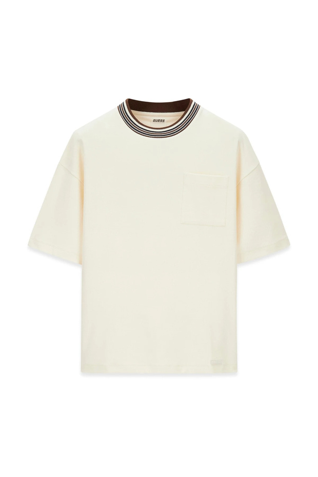 Jacquard men's active oversize fit t-shirt