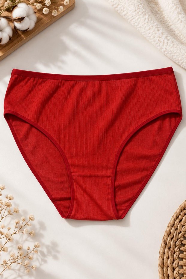 Women's Premium Cotton Ribbed Bato Panties