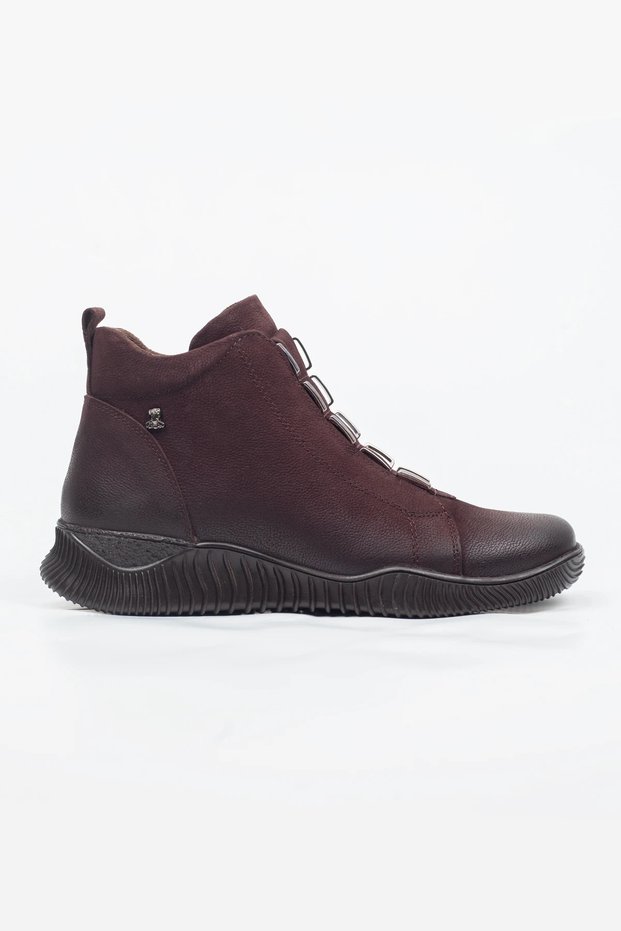 Venüs Genuine Leather Zippered Daily Boots