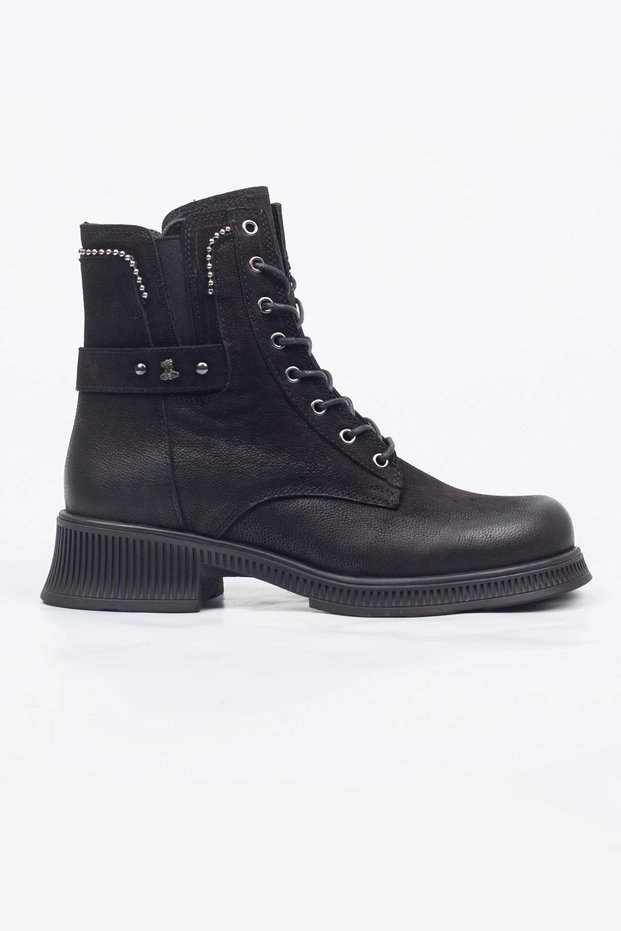 Venüs Genuine Leather Casual Boots with Elastic Sides
