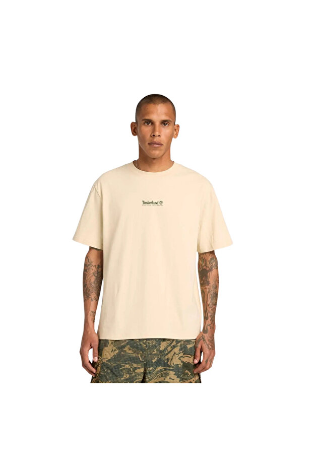 Short Sleeve''Triple Tree'' Graphic Tee Men's Gray Tshirt
