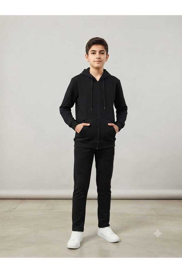 Unisex Zippered School Cardigan