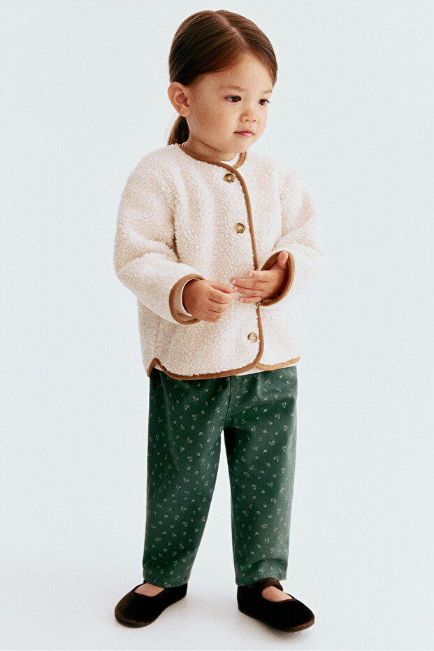 Baskılı Gabardin Pantolon