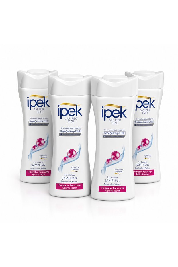 Shampoo Effective Against Dandruff for Normal and Dry-Prone Hair X 4 Pieces