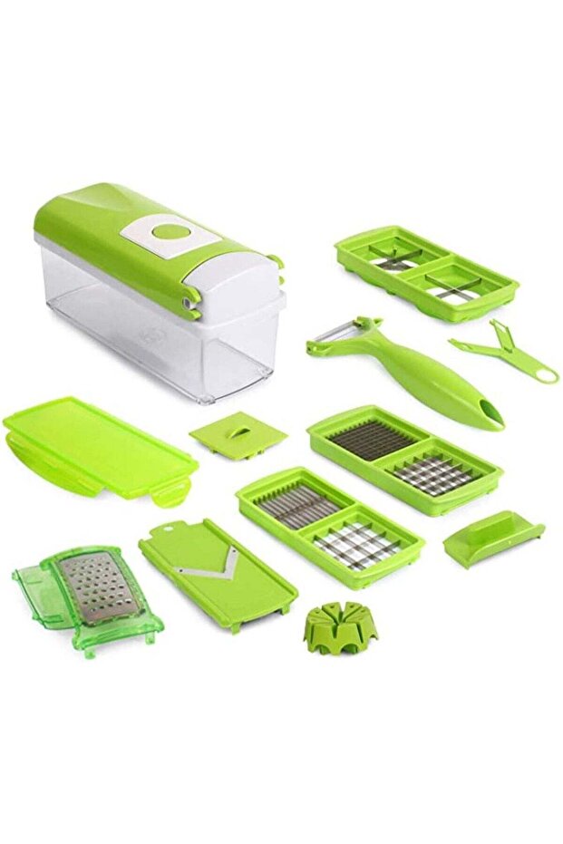 Kitchen Basics Fruit And Vegetable Chopper And Slicer Set Of 11 Pcs