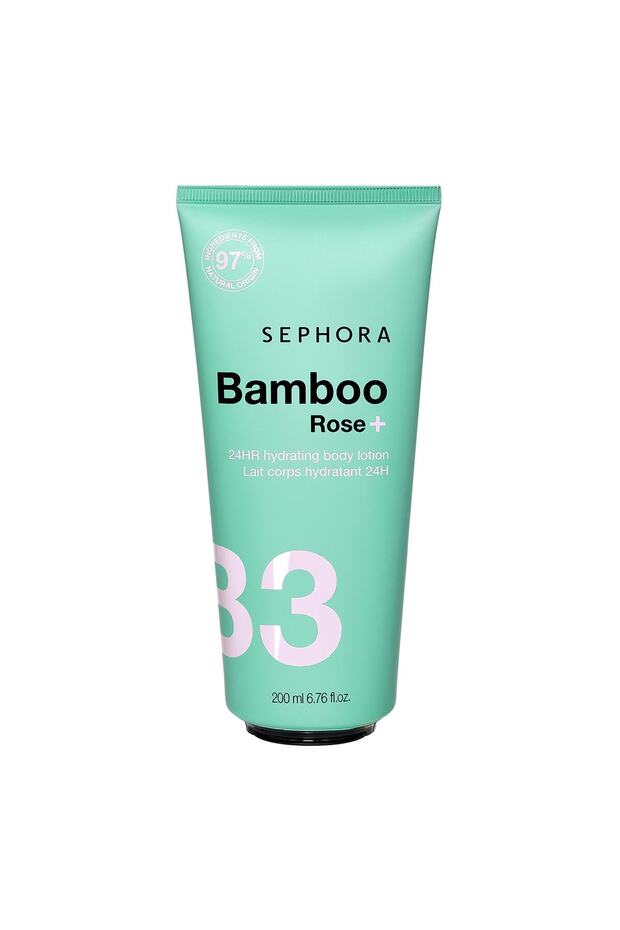 24 Hour Moisturizing Body Lotion - Nourishing and Smoothing - Bambou + Rose (200 ml)
