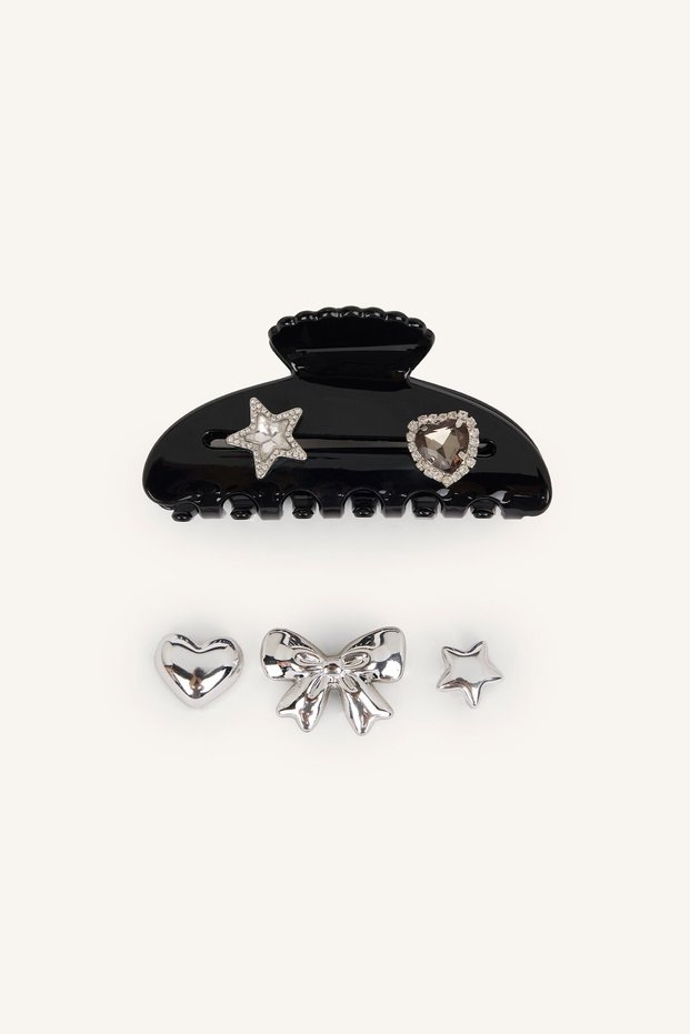 Women's Charmlı Hair Clip Set I5067Axns