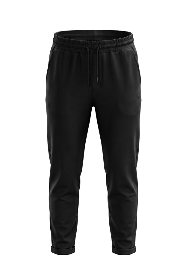 Men's Black Jazz 83125 Model Sweatpants Sweatpants