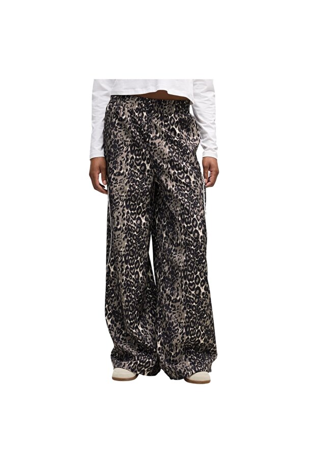 Women's Brown Sport Animal Aop Pants Sweatpants