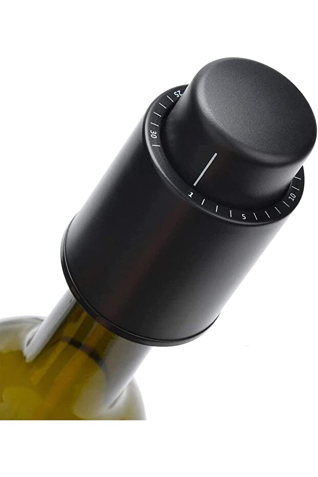 Reusable Vacuum Bottle Stoppers,Silicone and ABS Fresh-Keeping Preserver,Leak-Proof Bottle Corks