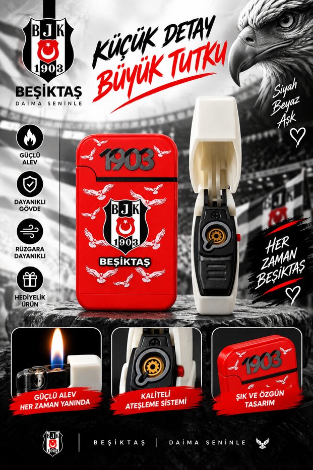 Taraftar Temalı Gaz Dolumlu Desenli Model