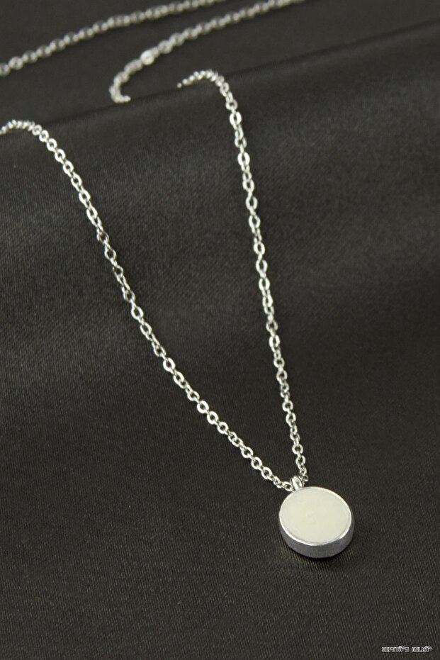 Spt-Gld Heart Talisman Necklace (143915) Silver Color