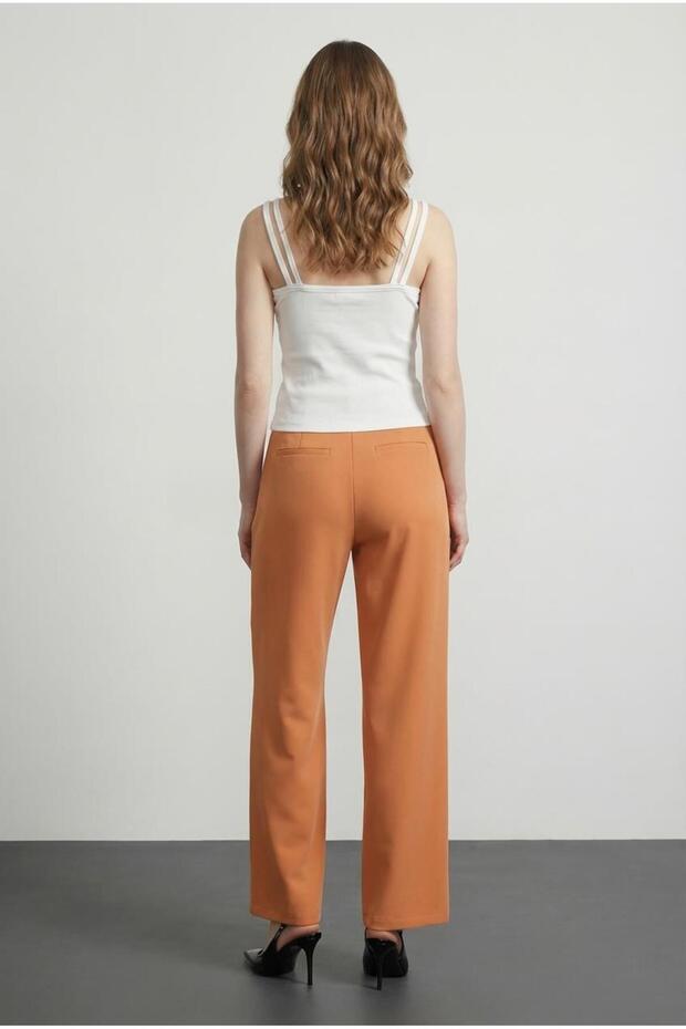 Wide Leg Trousers Orange