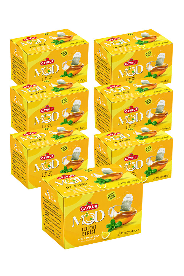 Mod Lemon Effect Cup of Tea Bags 2X20 40Gr. Seven Pack
