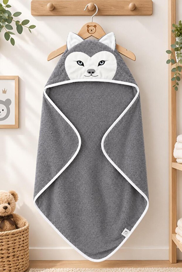 100% Cotton 75X75 Baby Bath Towel / Swaddle - Kurt