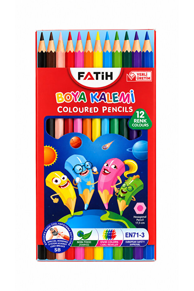 12 RENK KURU BOYA