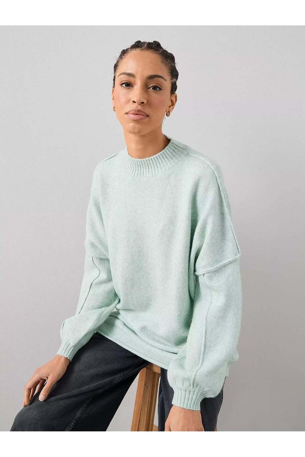 Pulover, verde - M