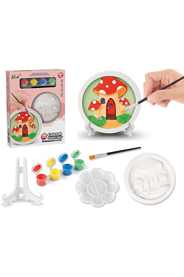 UKR Paint Toy Craft Kits for Kids Creativity (Mushroom House)
