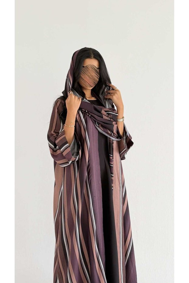 MWT1554 عباية طباعة | Printed Abaya