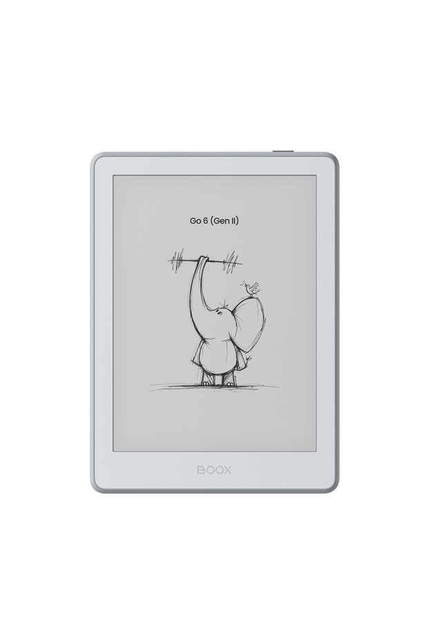قارئ إلكتروني Go 6 (الجيل الثاني) بشاشة 6 بوصات ودقة 300 نقطة في البوصة، ذاكرة 3 جيجابايت + 32 جيجابايت، نظام أندرويد 11 - لون رمادي