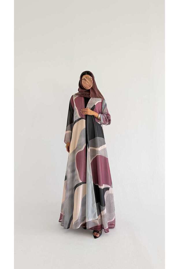 MWT2098 - Summer Printed Abaya | عباية صيفية طباعة