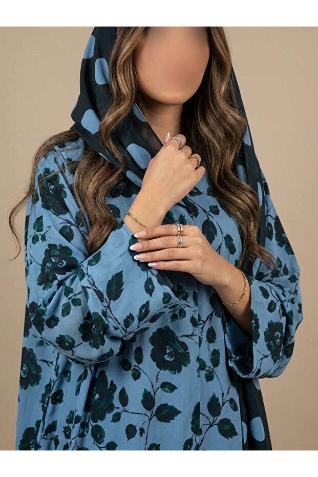 Mwt1508 Printed Abaya | Printed Abaya
