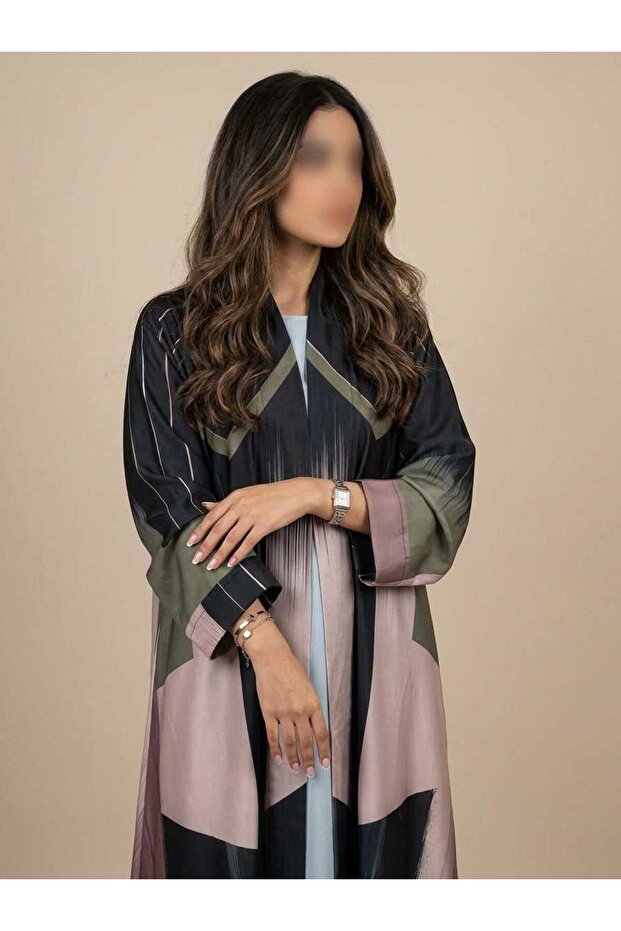 MWT1507 عباية طباعة | Printed Abaya
