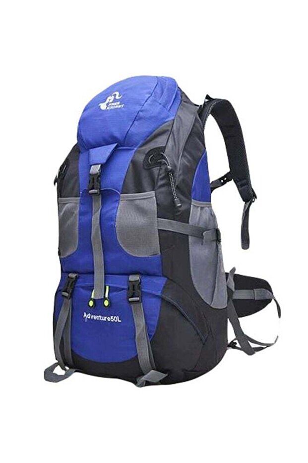 Nylon Hiking Backpack 50 L Blue/Black